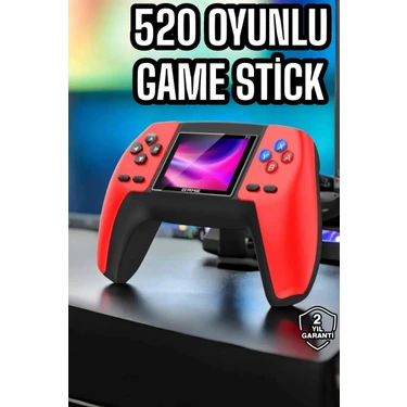 Zenvia Zcv Mey Ithalat® Gamepad 520 Retro Oyunlu Taşınabilir El Konsolu Atari
