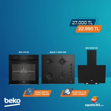 Beko Siyah Ankastre
