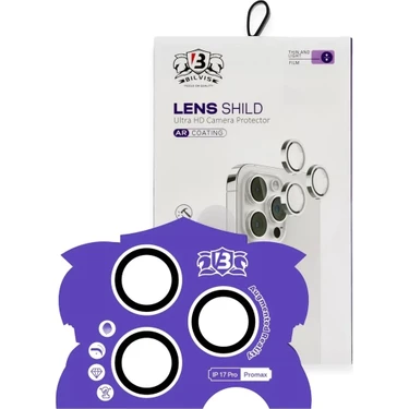 Zenvia Mey Ithalat®   iPhone 17 Pro Max Bilvis Titan Kamera Lens -