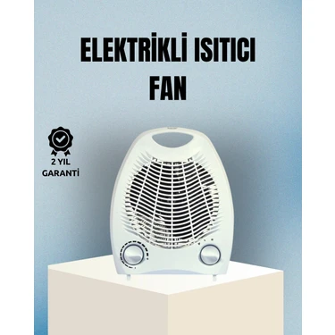 Zenvia Zcv Mey Ithalat® Fanlı Elektrikli Isıtıcı – 3 Kademeli Isı Ayarı ve Güvenli Kullanım