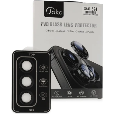 Zenvia Mey Ithalat®  Samsung Galaxy S24 Pvd Metal Kamera Lens -