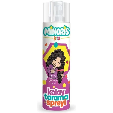 Sepeti Najmaddin Minoris Kids Organik Kolay Tarama Saç Spreyi 200ML