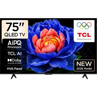 TCL 75T6D 75'' 190 Ekran Uydu Alıcılı 4K Ultra HD Google Smart QLED