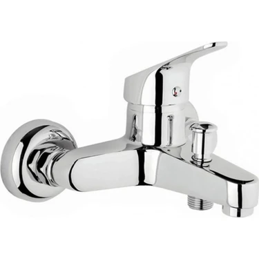 Kustar Krom Mix Banyo Duş Bataryası Aç Kapa Banyo Lavabo
