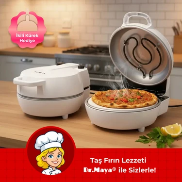 Dr.Maya |  Çok Amaçlı Taş Fırın | Pizza, Lahmacun, Ekmek ve Tandır Yapma Makinesi - Dm SO07 -