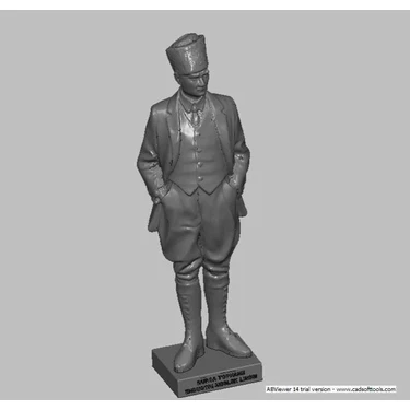 Hsc Bilişim 3D Tasarım Atatürk Büst