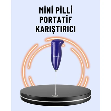 Mey Ithalat® Portatif Kahve Köpürtücü – Latte, Cappuccino, Milkshake ve Puding