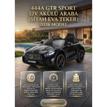 444 Gtr Sport Eva Teker Akülü Araba