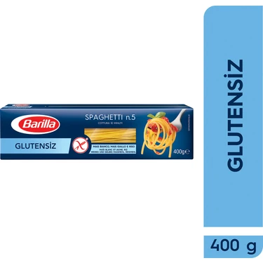 Barilla Glutensiz Spagetti Makarna 400 gr. Beyaz Mısır ve Pirinçten Üretilmiş Lezzetli