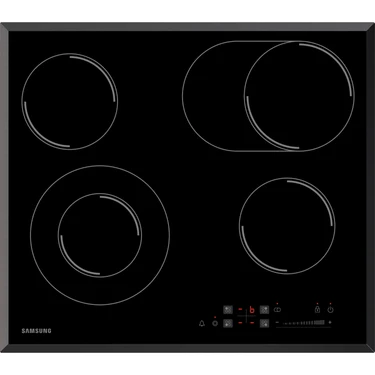 Samsung Elektrikli CTR164NC01  Ocak 4 Gözlü Şık Tasarım Siyah Cam Yüzey Enerji Tasarruflu