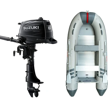 Marinport 3.00 Alüminyum Taban Şişme Bot + Suzuki 6 Hp Deniz