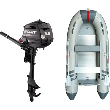 Marinport 3.00 Alüminyum Taban Şişme Bot + Mercury 3.5 Hp Deniz