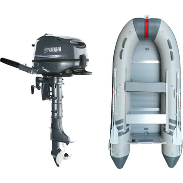 Marinport 3.00 Ahşap Taban Şişme Bot + Yamaha 6 Hp Deniz