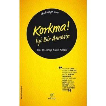 Elma Yayınevi Korkma! İyi Bir