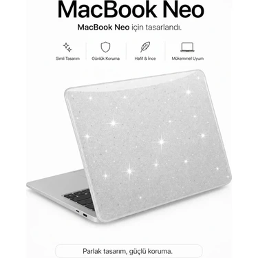 Fibaks Apple Macbook Neo 13 Inç A3404 Kapak Kılıf Parlak Fiyatı