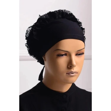İlanib Ticaret Bone - Dikişli Fırfırlı Bone Bandana (5li