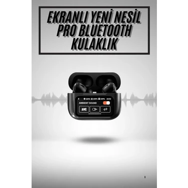 Renas Store Yeni Nesil Anc Özellikli Çağrı Cevaplayan Dokunmatik Ekranlı Bluetooth Kulaklık