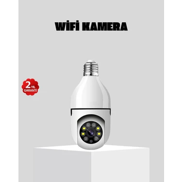 İlanib Ticaret Akıllı Duy Kamera 360 Derece Dönebilir ve Ptz