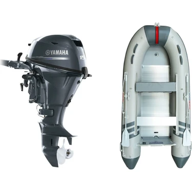 Marinport 3.70 Alüminyum Taban Şişme Bot + Yamaha 15 Hp Deniz