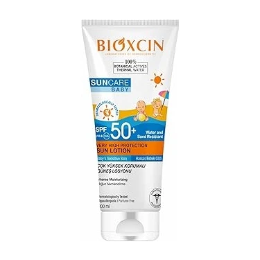Uravas Store Bioxcin Hassas Ciltler Için Çok Yüksek Korumalı Mineral Güneş Kremi Bebek 50 Spf 100