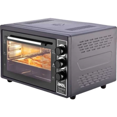 Marsilyan Midi Fırın Kare 38LT Ayarlanabilir Termostat = 50–320°C - Saatli = 0 - 90 Dk Zil 3 Kademe