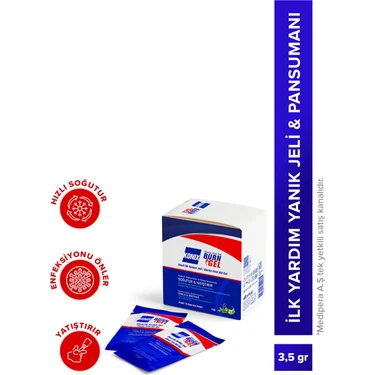Konix 3,5 Gr Steril İlk Yardım Yanık Jeli - 25