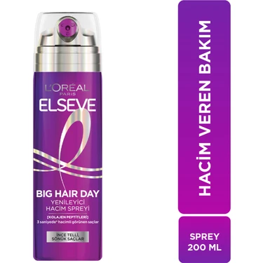 L'oréal Paris Elseve Collagen Lifter [kolajen Peptitleri] Içeren Hacim Veren Yenileyici Saç Spreyi