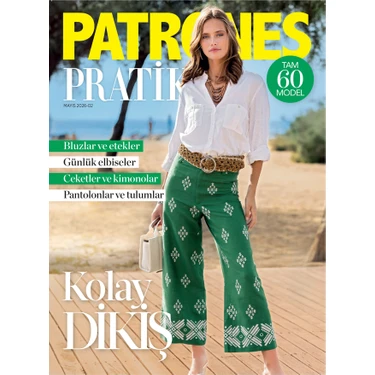 Turkuvaz Dergi Patrones Kolay Dikiş Pratik Sayı