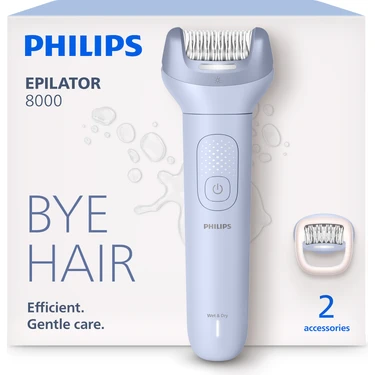 Philips Epilator 8000 Serisi Kablosuz Epilatör; Islak ve Kuru