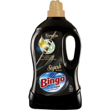 Bingo Siyah Sıvı Bakım Çamaşır Deterjanı