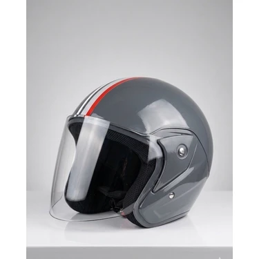 Motopya Yarım Model Kask - Açık Kask,motosiklet Kaskı L Beden Kafa Ölçümü 59/60 cm Yazlık Kask