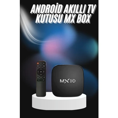 Uravas Store Mey Ithalat® 2.4g Wifi Tv Box Medya Oynatıcı Tv Uyumlu Mx Box Kutusu Android