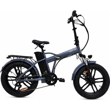 Bisan E-Folding F3 20 Jant 43 cm Kadro Elektrikli Katlanır Bisiklet Metalik