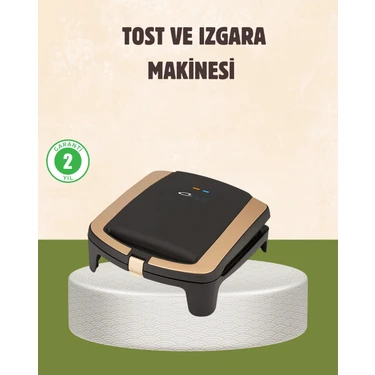 Belirtilmemiş Tost Makinesi Isı Kontrollü 4 Dilim