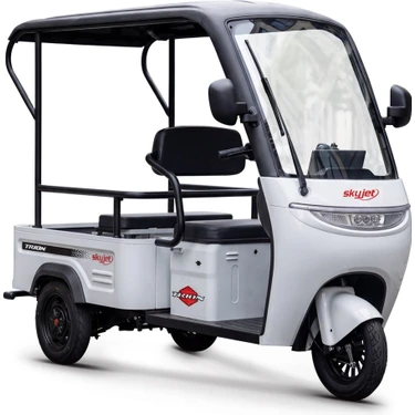 Skyjet Trıon Elektrikli Moped Beyaz