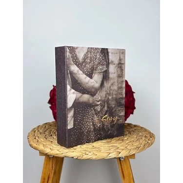 Skygo Fotoğraf Albümü 10X15CM 200 Fotoğraf Kapasiteli Renkli Sevgi Desenli Anı