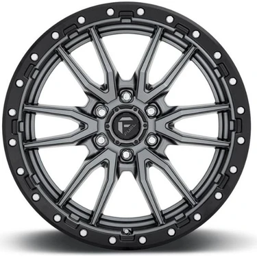 Gümrük Bey Fuel Rebel D680 20X10 Jant | Mat Antrasit & Siyah Ring, 6X139.7MM , 18MM