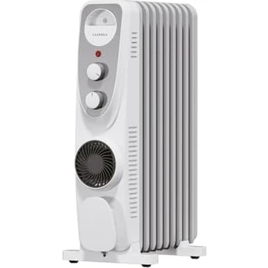 Mabeyn LUX09-FP-WG 9 Dilim Beyaz Gri 2400 W Yağlı