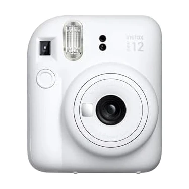 Mabeyn Mini 12 Beyaz Fotoğraf Makinesi-20'li Film-Laporta Albüm ve Deri Kılıf