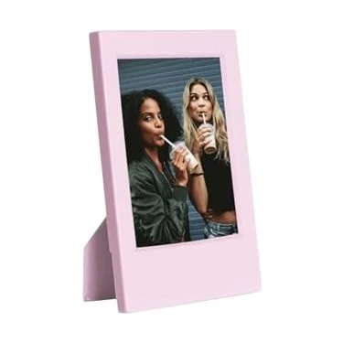 Mabeyn Mini 12 Pembe Fotoğraf Makinesi-20'li Film-Çerçeve ve Deri Kılıf