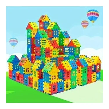 Mabeyn Puzzle City 3D Yapı ve Tasarım Blokları 128 Parça Eğitici