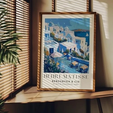 Mabeyn 3'lü Çerçevesiz Poster, Modern Dekoratif Çerçevesiz Poster, Tablo (3matisse3, 50 x