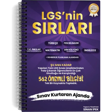 Alan Yayınları 8. Sınıf LGS Sırları Kitabı