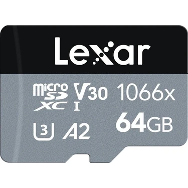 Lexar 64GB MicroSDXC Hafıza Kartı UHS-I 1066X Profesyonel Fiyatı