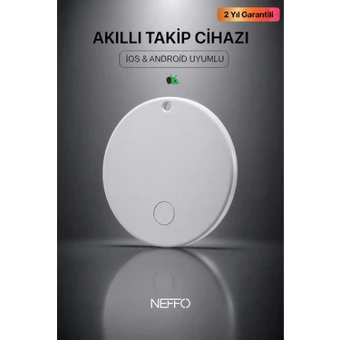 Neffo Android & İos Uyumlu Smart Tag Google Akıllı Takip Cihazı - (İos & Android