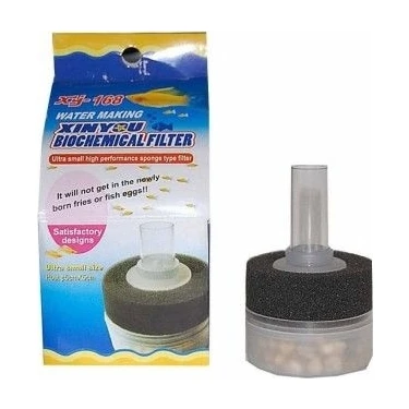 Xinyou Xy-168 Mini Üretim Filtresi Akvaryum Filtre Yüksek Performanslı Sünger Tipi 5 cm