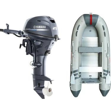 Marinport 4.30 Alüminyum Taban Şişme Bot + Yamaha 25 Hp Deniz