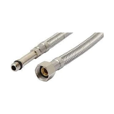 Assess Store Batarya Baglantı Su Fleks Hortum Uzun Girişli 10 cm M10X3/8-60CM 1 Adet (10