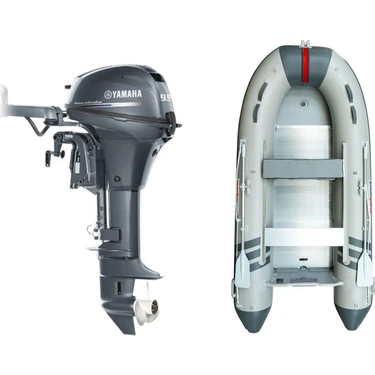 Marinport 4.30 Alüminyum Taban Şişme Bot + Yamaha 9.9 Hp Deniz