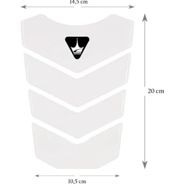 Assess Store Tank Pad, Triumph ile Uyumlu Tank Pad, Kaydırmaz Motosiket Tank Padi, Dayanıklı